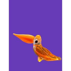 New! Blown Glass Miniature Bird